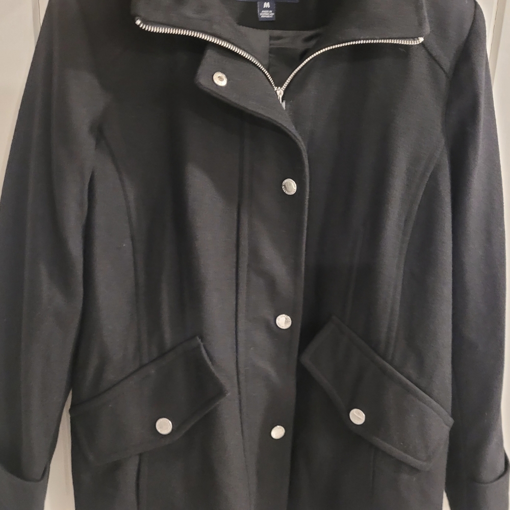 Stylish Black Pea Coat for Women